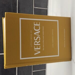 Versace Little Book - Gold Hardcover Fashion History